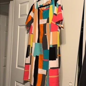 Color block dress